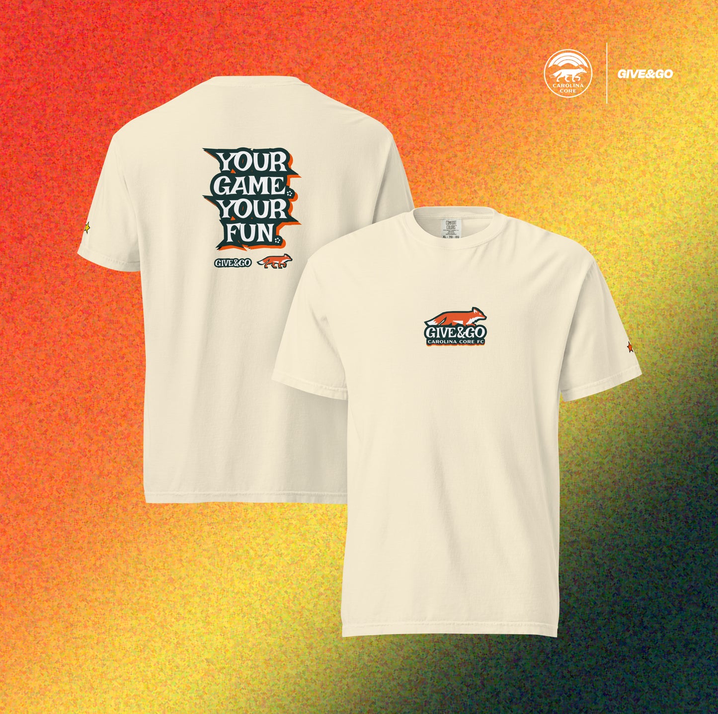 Carolina Core FC x GIVE&GO Tee