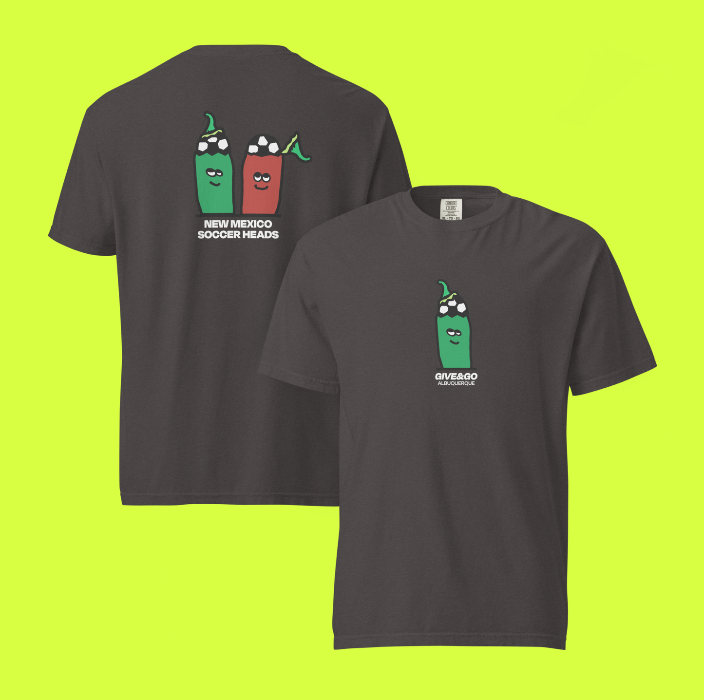 New Mexico Soccer Heads Tee